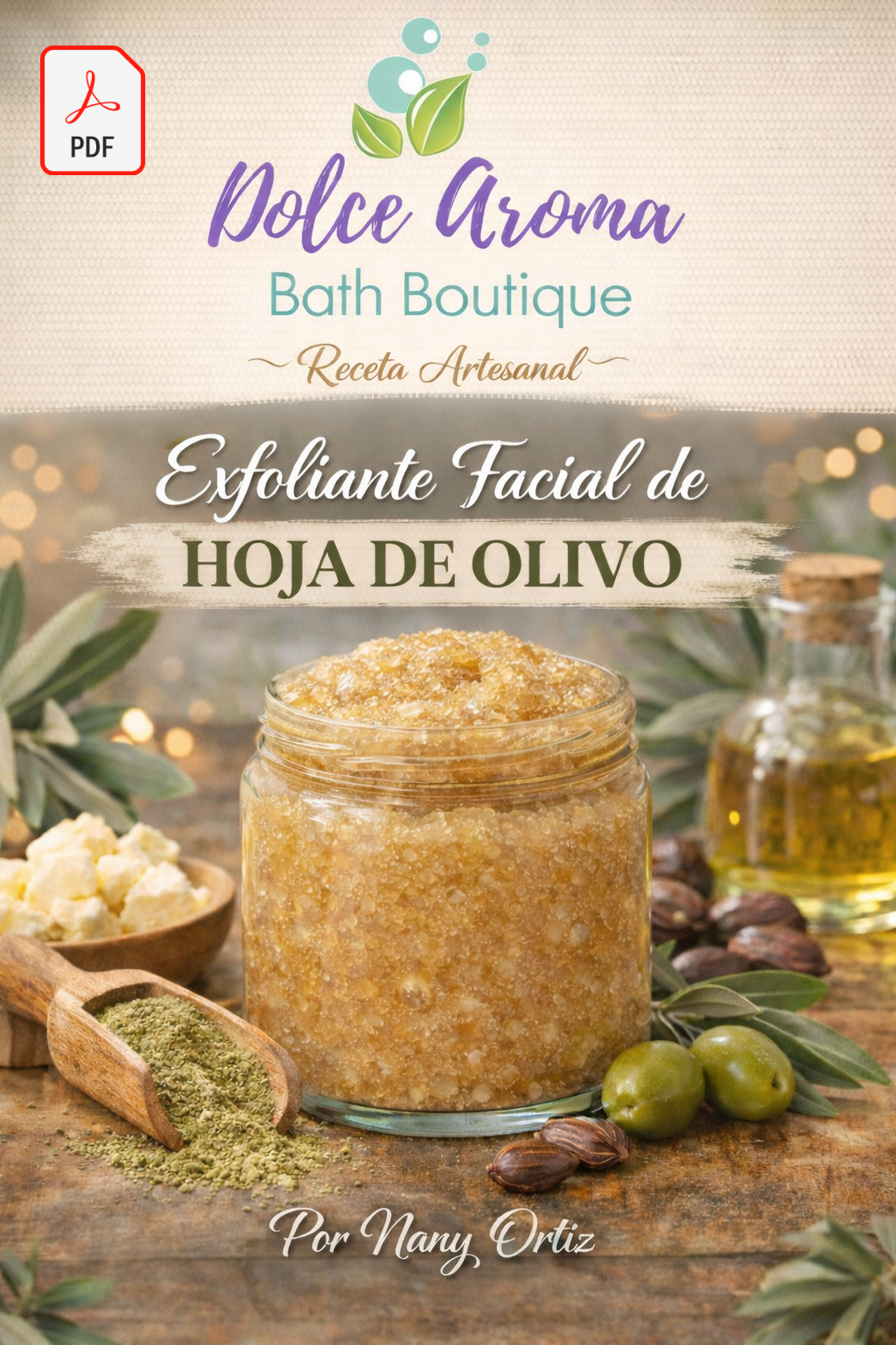 Receta Exfoliante Facial Hoja Olivo