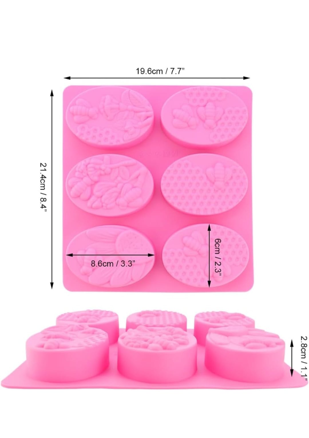 Abejas Molde de Silicon