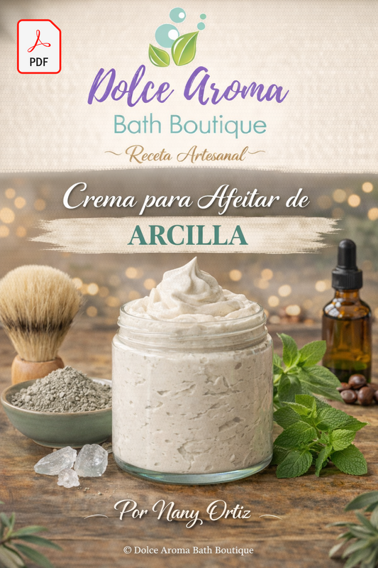 Receta Crema para Afeitar de Arcilla