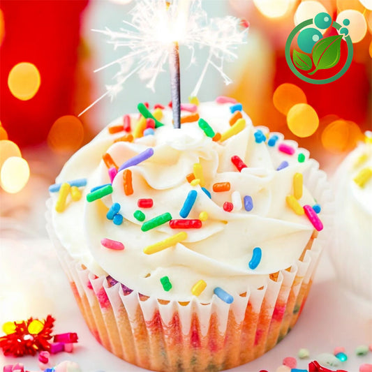 Happy Birthday Vanilla Cupcake