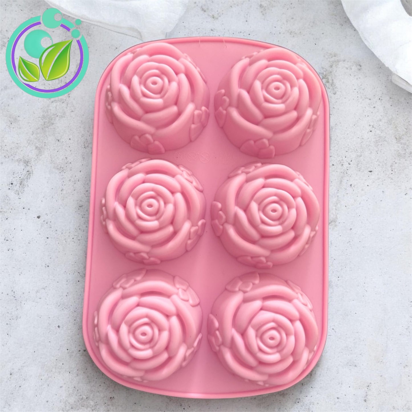 Rosas Molde de Silicon
