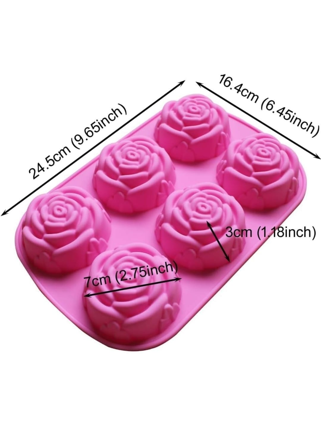 Rosas Molde de Silicon