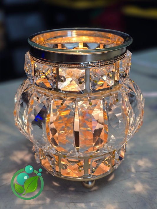 Quemador para Wax Melts (Color Dorado - Gemas)