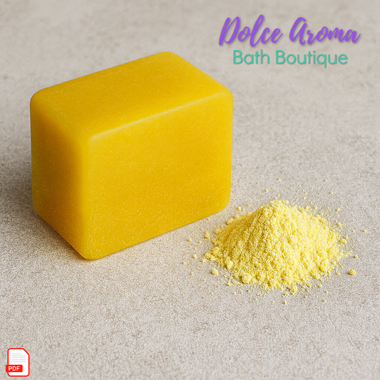 Receta para elaborar jabón de glicerina de azufre (GRATIS)