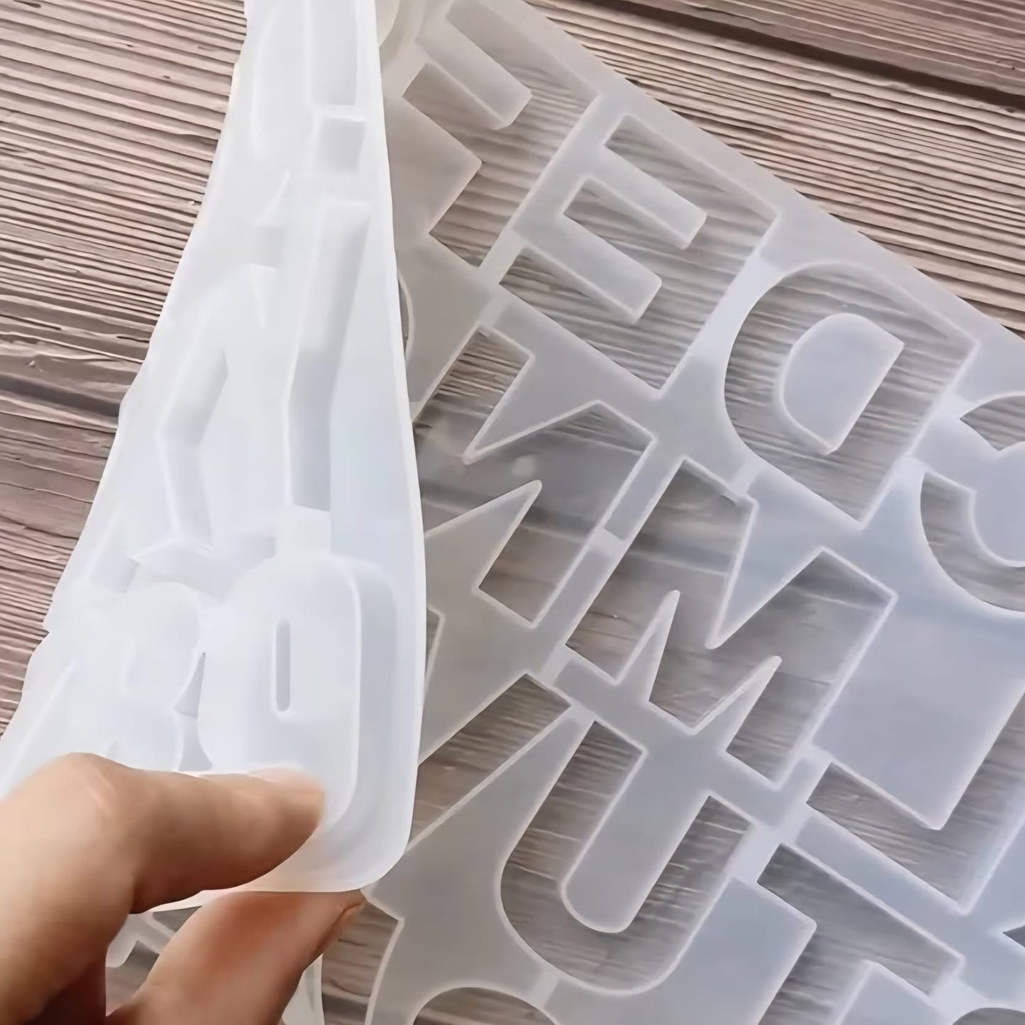 Letras Molde de Silicon